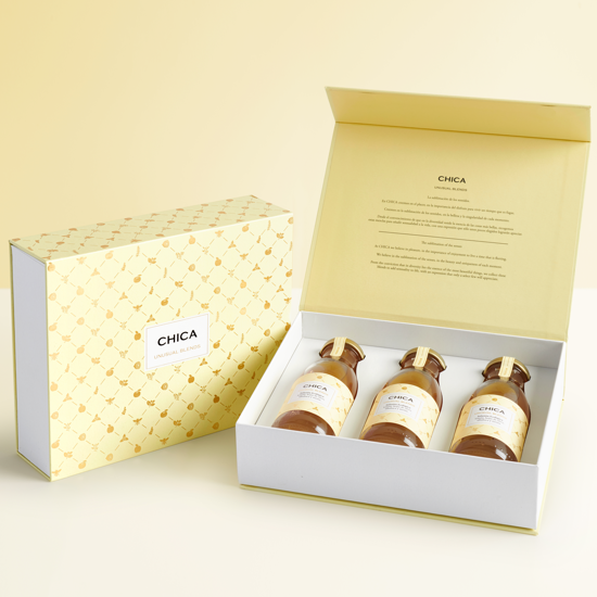 Chica · Lemon, olive leaves, basil and mint
