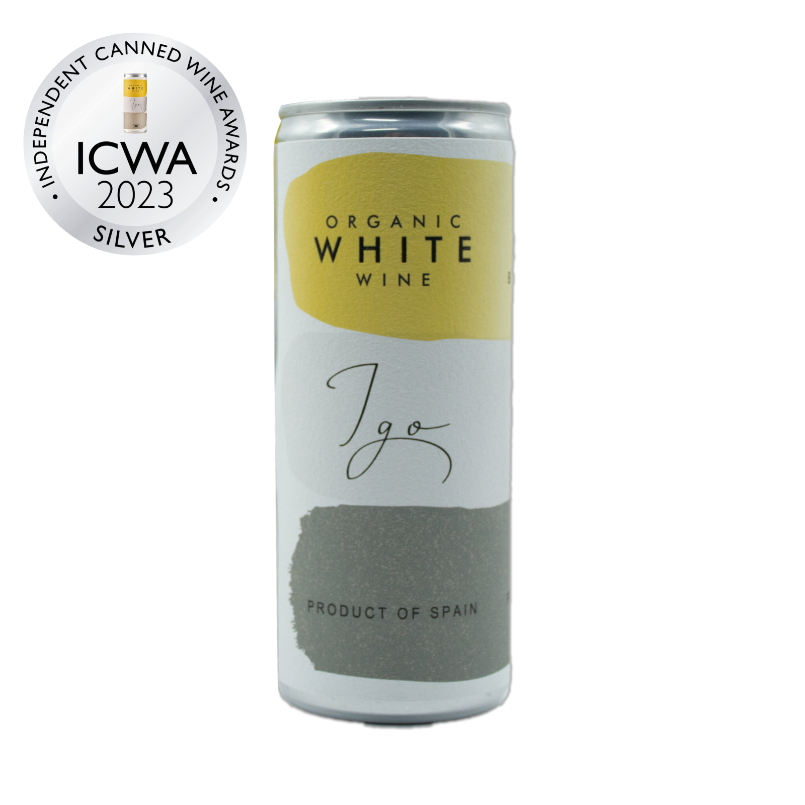 IGO canned white wine