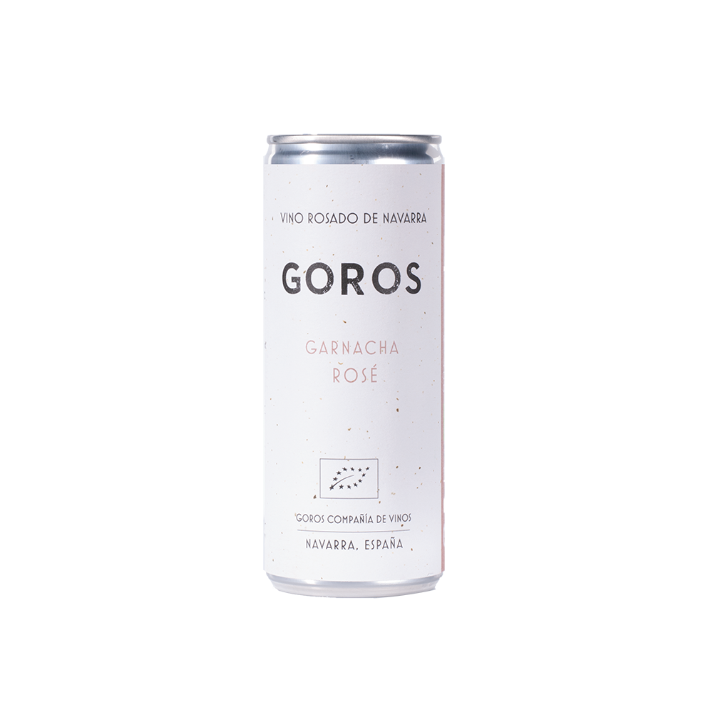 GOROS canned rosé wine