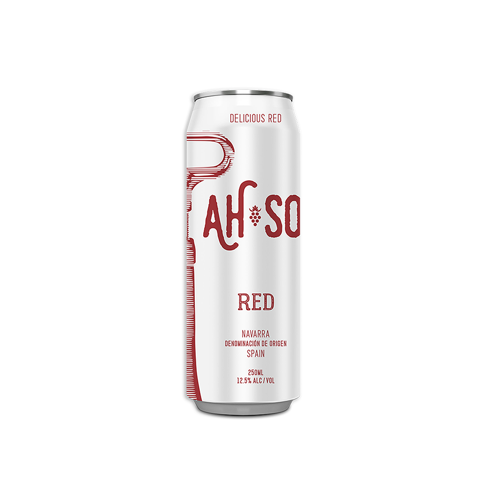 AS-HO canned red wine
