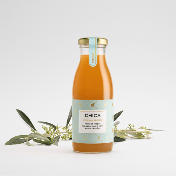 Chica · Mandarin, olive leaves, rosemary and thyme